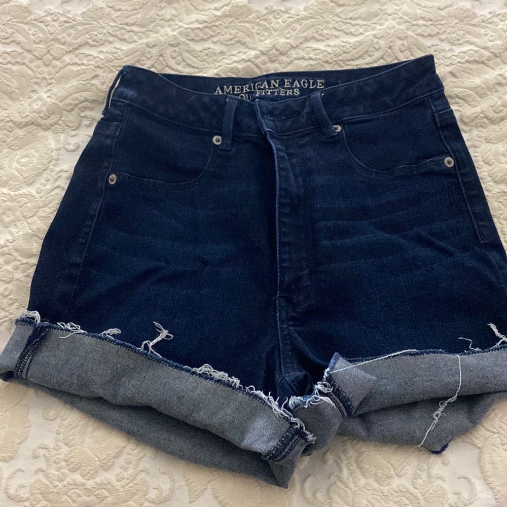 Size 10 high wasted super stretch American Eagle shorts